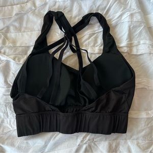 NINE BULL Black Sports Bra - SMALL